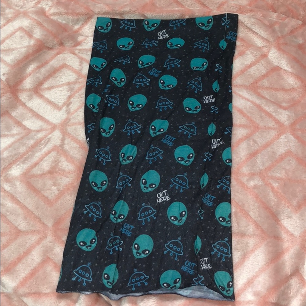 Alien we out here face mask bandana iheartraves